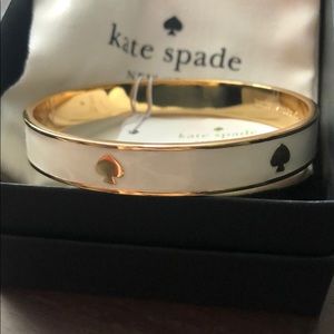 kate spade cream enamel bangle